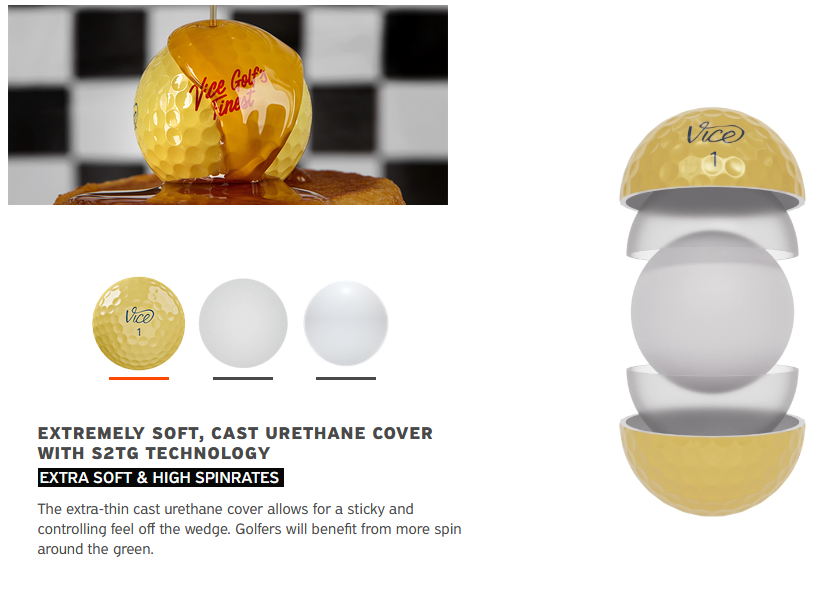 Vice Pro Breakfast of Champions Golf Balls