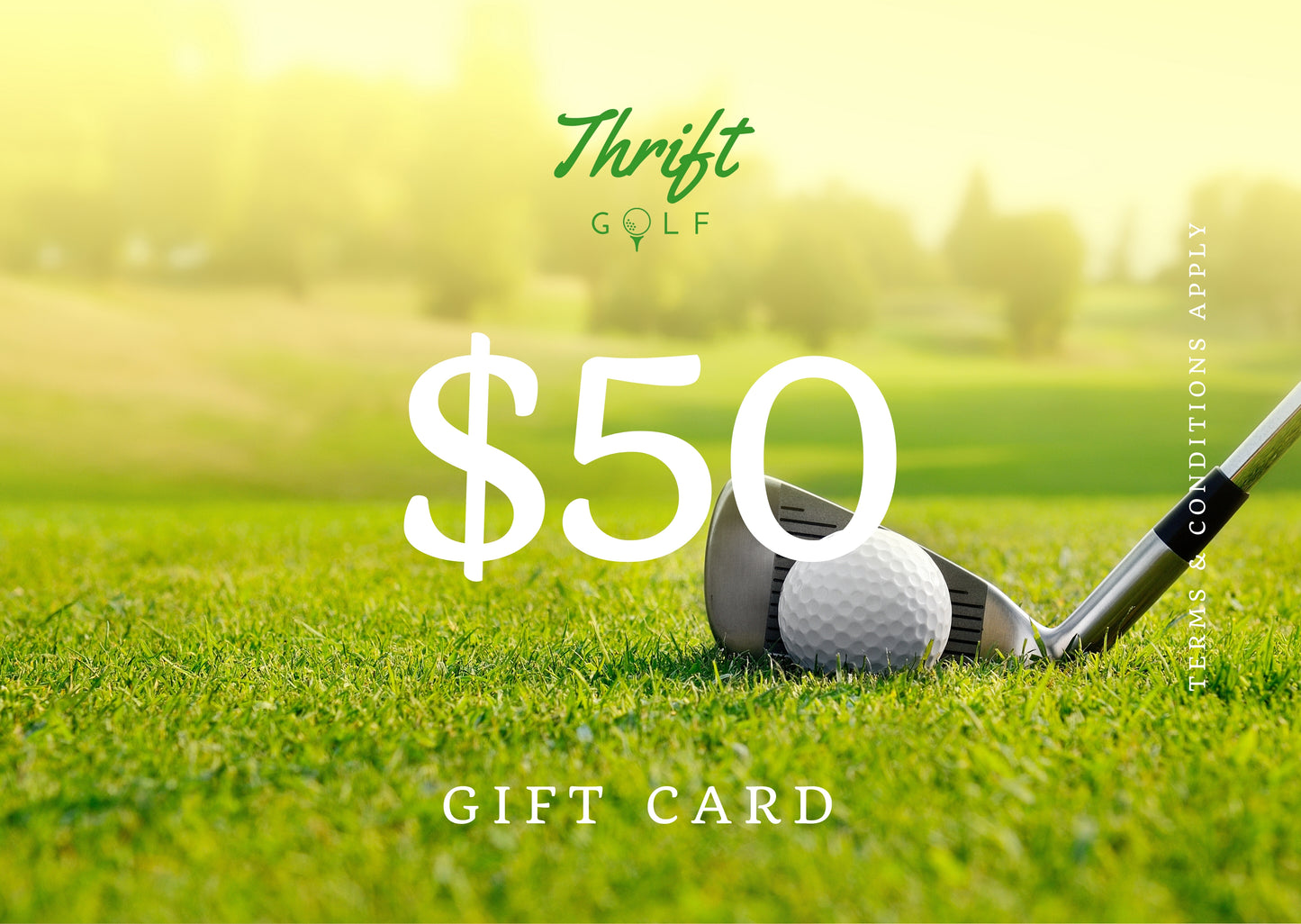 Thrift Golf Gift Card