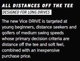 Vice Drive Golf Balls