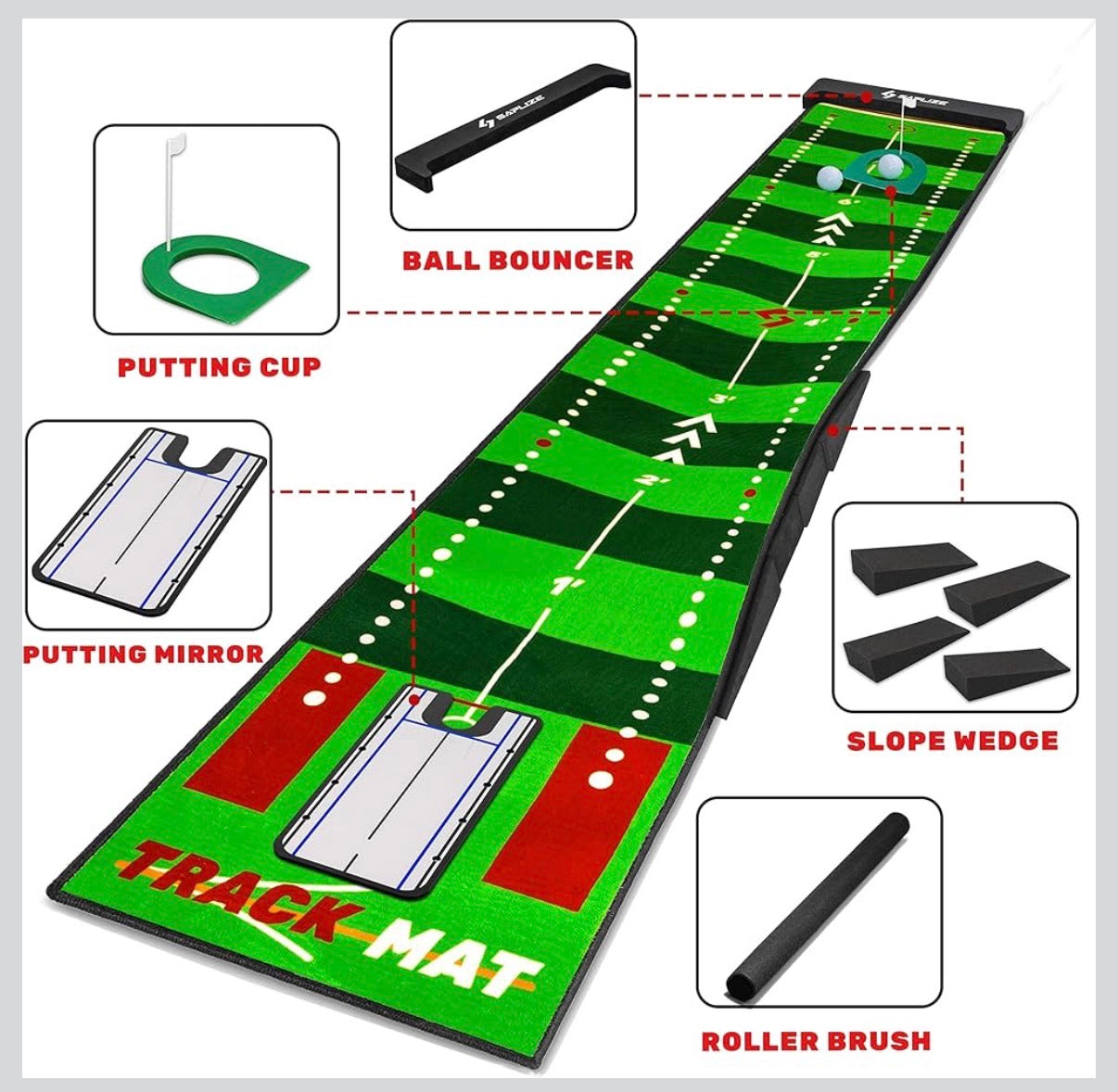 Putting Mat with training slope