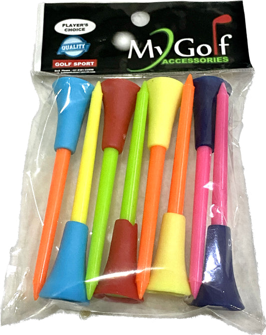 Rubber-top Plastic Tees