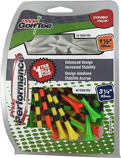 Pride Performance Plastic Tees Combo Pack